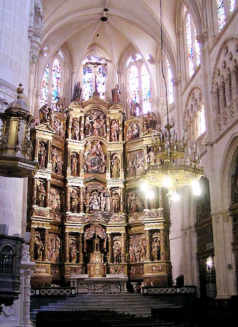世界遺産ブルゴス大聖堂の内部