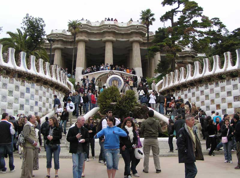 バルセロナの世界遺産グエル公園