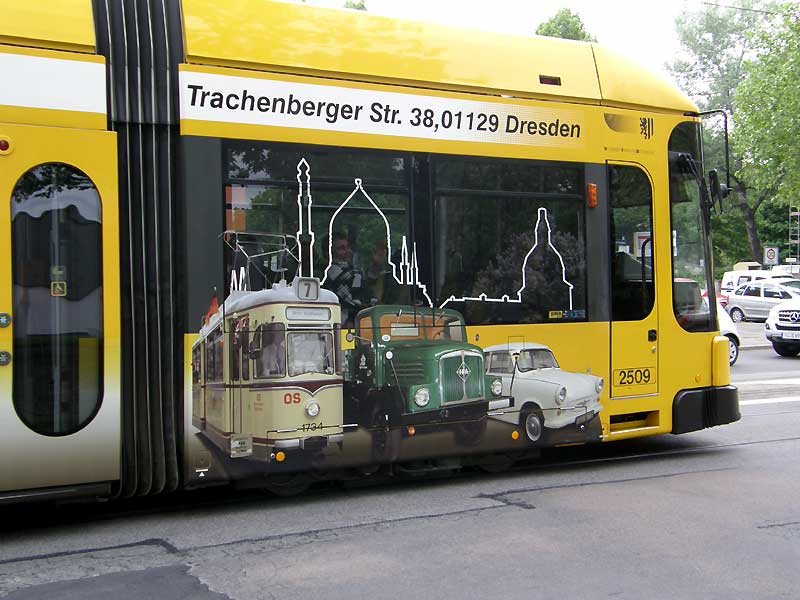 ドレスデンの路面電車（トラム）