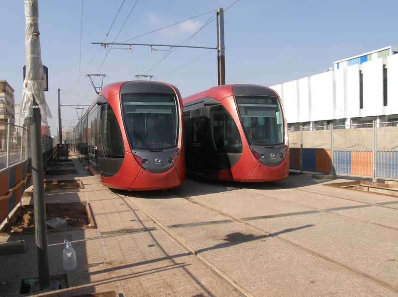 カサブランカの路面電車（ライトレール）