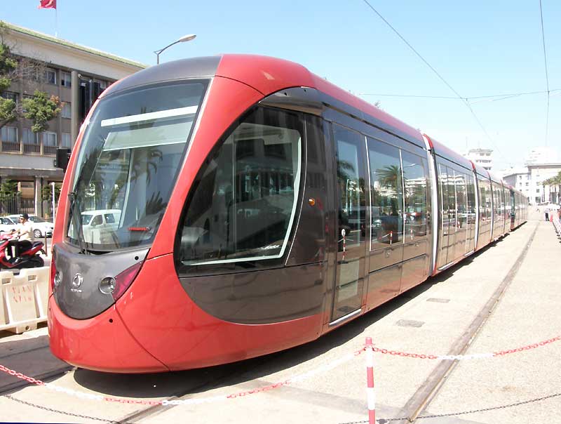 カサブランカの路面電車（ライトレール）