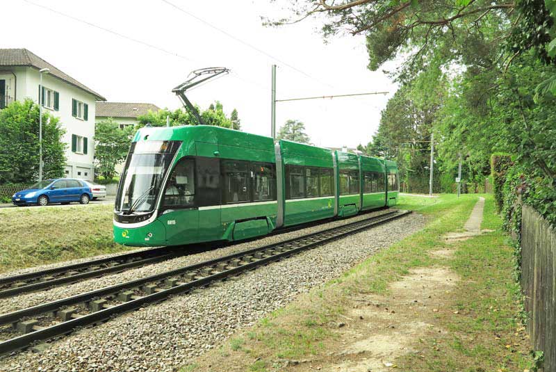 バーゼルの路面電車